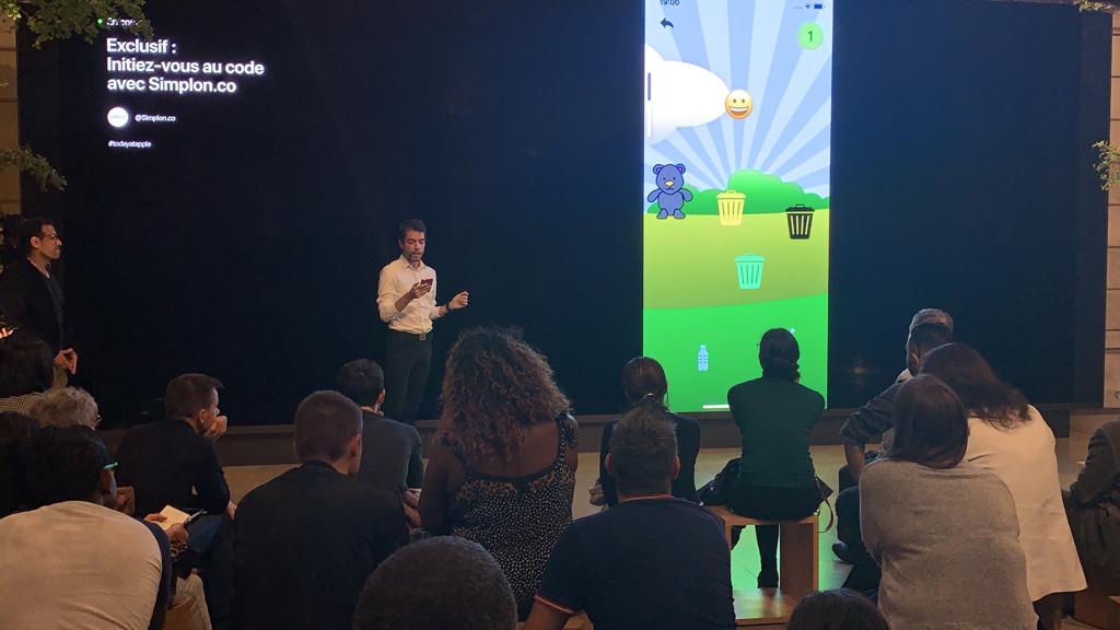 Présentation de l'application Popidou codé en Swift.